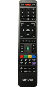 Onvo Bein Connect Tuşlu Led Lcd Tv Kumandası Onvo Bein Connect Tuşlu Led Lcd Tv Kumandası