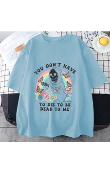 Flood Of Style Vintage Ölü Olmak İçin Ölmek Zorunda Değilsiniz Tome T Shirt Erkek Kadın Klasik Grafik Pamuk Mavi Flood Of Style Vintage Ölü Olmak İçin Ölmek Zorunda Değilsiniz Tome T Shirt Erkek Kadın Klasik Grafik Pamuk Mavi