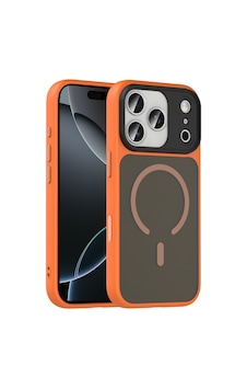 Maks Technology Apple Uyumlu iPhone 18 Pro Max Kılıf Mat Arka Yüzey Wireless Şarj Özellikli Mkst Flet M-safe Kapak - Turuncu Maks Technology Apple Uyumlu iPhone 18 Pro Max Kılıf Mat Arka Yüzey Wireless Şarj Özellikli Mkst Flet M-safe Kapak - Turuncu