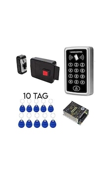 Rfid Manyetik Şifreli Kapı Kilidi Sistemi Kartlı Kapı Açma Seti