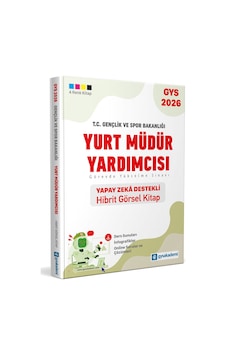 Gys Akademi T.c. Gençlik Ve Spor Bakanlığı Yurt Müdür Yardımcısı Yapay Zeka Destekli Hibrit Kitap