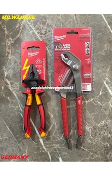Milwaukee Set 180mm Pense Cobalt Çelik Pense 250mm Ayarlı Pense 1000v 3in 2li Diğer