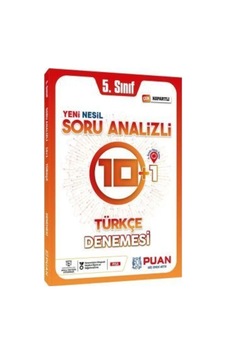 Puan 5.sınıf Türkçe Denemesi 10+1 Soru Analizli