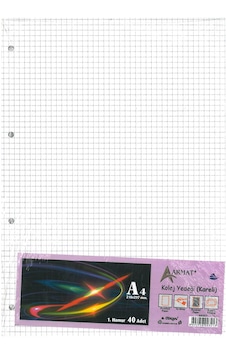 Armat Kolej Yedeği 70 Gr Kareli A4 Kağıdı 40 Yap. 1 Pk 1 Paket Armat Kolej Yedeği 70 Gr Kareli A4 Kağıdı 40 Yap. 1 Pk 1 Paket
