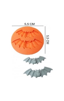 Şeker Hamur Kalıbı Silikon Yarasa 5,5 5,5 Cm Şeker Hamur Kalıbı Silikon Yarasa 5,5 5,5 Cm