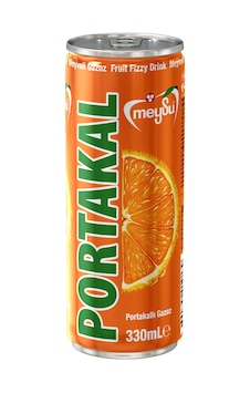 Meysu Portakal Meyveli Gazoz Kutu 24 x 330 ML