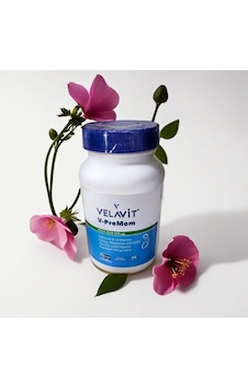 Velavit V-Premom Folic Acid+6 Minerals + 12 Vitamins 30 Tablet