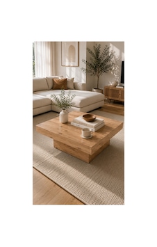 Modern Kare Orta Sehpa Atlantik Çam 90x90 Cm Atlantik Çam Atlantik Çam Modern Kare Orta Sehpa Atlantik Çam 90x90 Cm Atlantik Çam Atlantik Çam