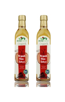 Ekoloji Market Organik Elma Sirkesi 500 Ml - 2'li Paket Ekoloji Market Organik Elma Sirkesi 500 Ml - 2'li Paket