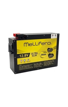 Mellifera Ultra Slim 12v 200a 2560w/h Premium Lifepo4 Akü