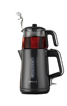 Aryıldız Tea Perfect Çay Makinesi Siyah-krom
