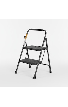 Sgs Towerstep 2 Basamak Ev Tipi Geniş Basamaklı Metal Merdiven 150 Kg Taşıma Kapasiteli Siyah Sgs Towerstep 2 Basamak Ev Tipi Geniş Basamaklı Metal Merdiven 150 Kg Taşıma Kapasiteli Siyah