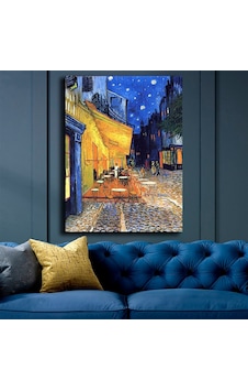 Vincent Van Gogh Terrasse De Cafe De Nuit Kanvas Tablo
