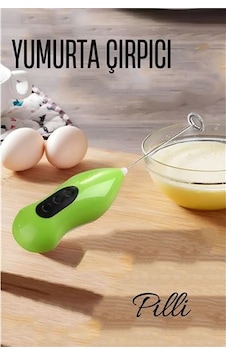 Pilli Yumurta Çırpıcı Mini Pilli Mixer Çırpıcı 721588 Diğer