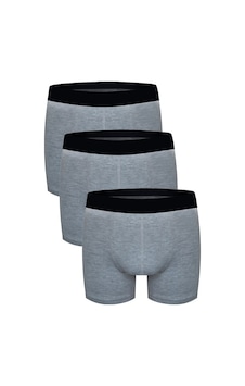 Darkzone Erkek Boxer Gri 3'Lü Set - Dzn3333Gr Gri Darkzone Erkek Boxer Gri 3'Lü Set - Dzn3333Gr Gri