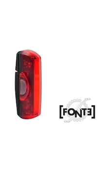 Fonte USB Şarjlı Bisiklet Arka Stop Far Siyah Fonte USB Şarjlı Bisiklet Arka Stop Far Siyah