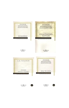 Dostoyevski 4 Kitap Set Suç Ve Ceza Yeraltından Notlar Kumarbaz Insan Neyle Yaşar Dostoyevski 4 Kitap Set Suç Ve Ceza Yeraltından Notlar Kumarbaz Insan Neyle Yaşar