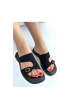 Gurkstore Gray Siyah Deri Tozu Terlik Çok Renkli Gurkstore Gray Siyah Deri Tozu Terlik Çok Renkli