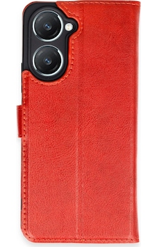 Newface - 879 - Vivo Y18 Kılıf Trend S Plus Kapaklı Kılıf - Csmo-tex - - Kırmızı Newface - 879 - Vivo Y18 Kılıf Trend S Plus Kapaklı Kılıf - Csmo-tex - - Kırmızı