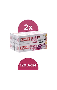 Cook Buzdolabı Poşeti 3+1 Büyük Boy 30x45 CM Ekonomik 2'li Paket Cook Buzdolabı Poşeti 3+1 Büyük Boy 30x45 CM Ekonomik 2'li Paket