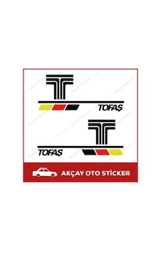 Tofaş Yan Ayna Sticker (Sağ-Sol Takım) Tofaş Sticker Oto Sticker