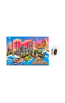 İstanbul Temalı Polyester Magnet Çok Renkli İstanbul Temalı Polyester Magnet Çok Renkli