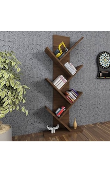 Moonlife Tree Dekoratif Kitaplık Ceviz Moonlife Tree Dekoratif Kitaplık Ceviz