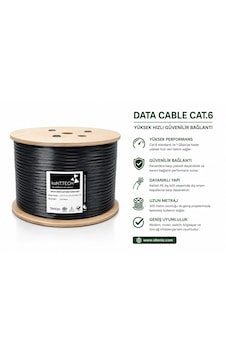 Kant.tech 305m U-utp Pe 23awg Outdoor Cat6 Network Kablo Yüksek Iletim 305Metre