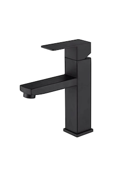 Fleko Cubik Lavabo Bataryası İnox Siyah Fleko Cubik Lavabo Bataryası İnox Siyah