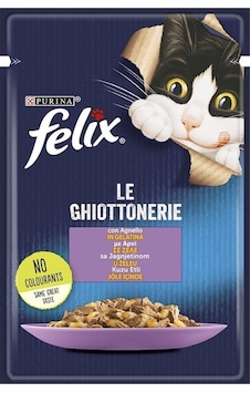 Purina Felix Kuzu Etli Pouch Yetişkin Kedi Maması 12 x 85 G Purina Felix Kuzu Etli Pouch Yetişkin Kedi Maması 12 x 85 G