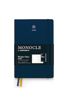 Leuchtturm1917 Monocle Çanta Boy B6+ 12 Aylık Ajanda Ve Not Defteri Çizgili 2026 Sert Kapak, İngilizce, Navy 373019 Siyah Leuchtturm1917 Monocle Çanta Boy B6+ 12 Aylık Ajanda Ve Not Defteri Çizgili 2026 Sert Kapak, İngilizce, Navy 373019 Siyah