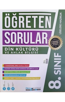 8. Sınıf Din Kültürü ve Ahlak Bilgisi Öğreten Soru Bankası- Pruva Akademi 8. Sınıf Din Kültürü ve Ahlak Bilgisi Öğreten Soru Bankası- Pruva Akademi