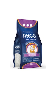 Jingo Lavanta Kokulu Kalın Taneli Kedi Kumu 10 Litre Jingo Lavanta Kokulu Kalın Taneli Kedi Kumu 10 Litre
