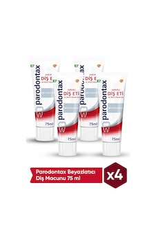 Parodontax Beyazlatıcı Diş Macunu 4 x 75 ML