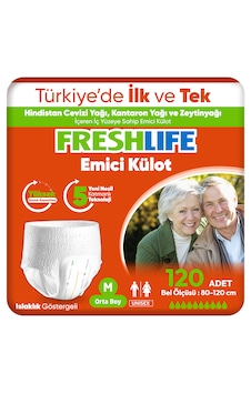 Freshlife Emici Külot Orta Boy M 30'lu 4 Adet Hasta Bezi