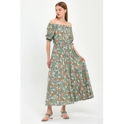 Alexandergardi Madonna Yaka Beli Lastikli Elbise 001