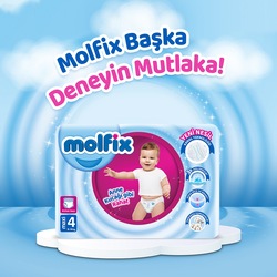 Molfix Pants Bebek Bezi 4 Beden Maxi Aylik Firsat Paketi 168 Adet