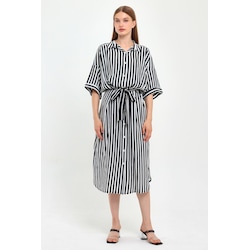 Alexandergardi Kusakli Gömlek Elbise B23-483a 001