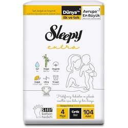 Sleepy Extra Ultra Firsat Maxi 4 Beden 104 Adet SLE-212279