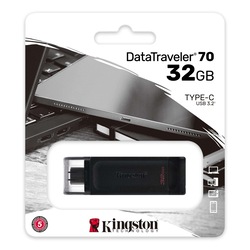 Kingston DT70 32 GB USB Type-C Flash Bellek