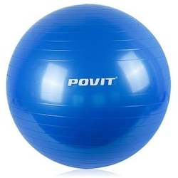 Povit Pilates Topu ve Pompası Mavi Renk 65 CM