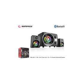 Rampage RMS-G8 2+1 25W Bluetooth + FM Led Işıklı Gaming Ses Siste