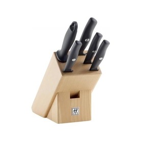 ZWILLING Life 6 Parça Doğal Ahşap Standlı Çelik Bıçak Seti 385910