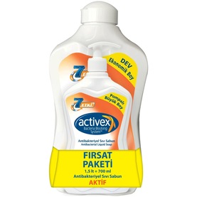 Activex Antibakteriyel Sıvı Sabun Aktif 1,5+700ml