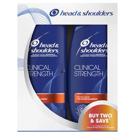 Head Shoulders Clinical Strength Kepek Şampuanı 400ML / 2 ADET