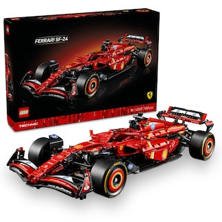 LEGO® Technic Ferrari SF-24 F1 Araba 42207 - Yetişkinler için Koleksiyonluk Yaratıcı Yarış Arabası