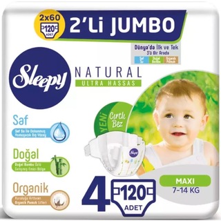 Sleepy Natural Bebek Bezi 4 Numara Maxi 2 Li Jumbo 1 Adet Fiyatlari Ve Ozellikleri
