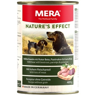 Mera Natures Effect Yaban Domuzlu Tahilsiz Konserve Yetiskin Kopek Mamasi 6 X 400 G Fiyatlari Ve Ozellikleri
