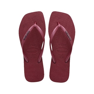 Havaianas Square Logo Metallıc Parmak Arası Terlik 4148257 9339 Amarant Rengi