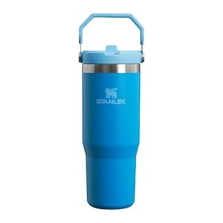 Stanley The Iceflow Flip Straw Pipetli Termos Bardak 0.89 L Azur Mavisi Mavi